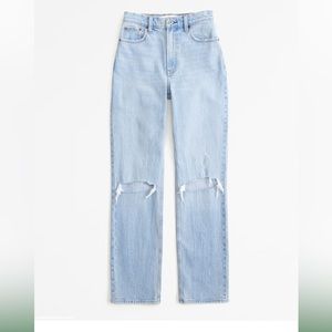 Abercrombie 90s straight ultra high rise jean size 26/2R